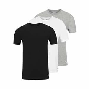 PUMA Men's Big & Tall 3 Pack Classic T-Shirt, Assorted, 1X for $24