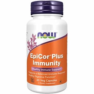 Now Foods NOW Supplements, EpiCor Plus Immunity with Vitamin C, Healthy Immune Support*, 60 Veg Capsules for $21