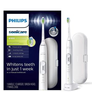 Sonicare ProtectiveClean 6100 Rechargeable Electric Toothbrush for $80