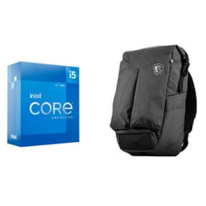 12th-Gen. Intel Core i5-12600K Unlocked Desktop CPU + MSI Air Gaming Backpack for $300