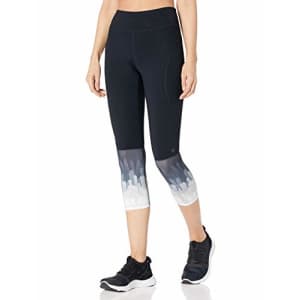 SHAPE activewear Women's Capri, Black/Feathers Print, M for $55 SHAPE activewear Women's Capri, Black/Feathers Print, M for $55