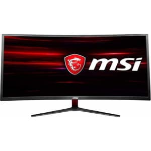 MSI Non-Glare Ultrawide 21: 9 Screen 8ms 3440 X 1440 100Hz Freesync 3K Resolution 34" Curved Gaming for $380 MSI Non-Glare Ultrawide 21: 9 Screen 8ms 3440 X 1440 100Hz Freesync 3K Resolution 34" Curved Gaming for $380