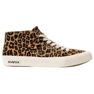 SeaVees Women's California Special Mulholland Leopard High Top Sneakers for $16