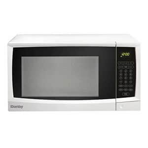 Danby 1.1 Cubic Feet 1000 Watt Compact Kitchen Counter Top Microwave Oven, White for $168