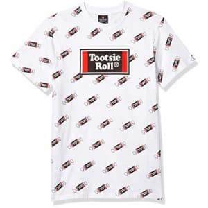 Southpole Men's T-Shirt, White Allover Tootsie, Large for $14