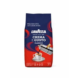 Lavazza Crema E Gusto Whole Bean Coffee Dark Roast 2lb Bag, Crema E Gusto, 2lb for $25