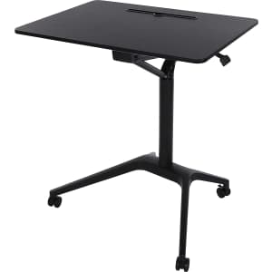 ApexDesk Pneumatic Sit-to-Stand Mobile Laptop Desk for $190