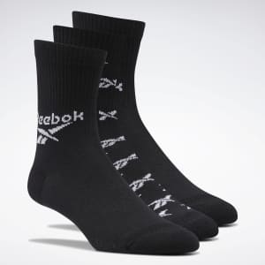 Reebok Men's Classics Fold-Over Crew Socks 3-Pack for $5.99 in cart