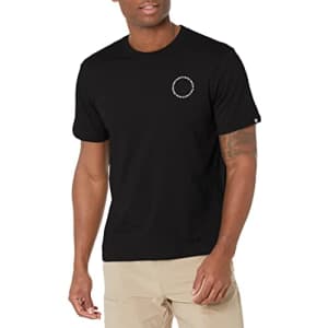 Element Men's Logo Short Sleeve Tee Shirt, Flint Black Delamar, XXL for $16