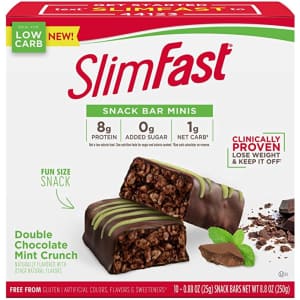 SlimFast Snack Bar Minis 10-Pack for $4