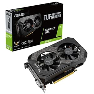 ASUS TUF Gaming NVIDIA GeForce GTX 1660 Ti EVO OC Edition Graphics Card (PCIe 3.0, 6GB GDDR6, HDMI for $219