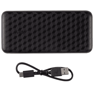 Aukey 20,000mAh Ultra Slim USB-C Power Bank for $24