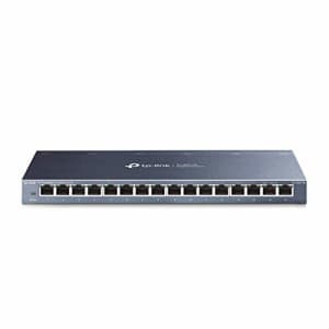 TP-Link 16 Port Gigabit Ethernet Network Switch | Desktop/ Wall-Mount | Lifetime Protection | for $60