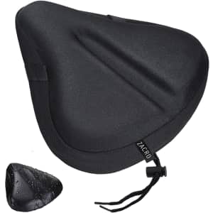Zacro Gel Padded Wide Bike Seat Cover for $11 Zacro Gel Padded Wide Bike Seat Cover for $11