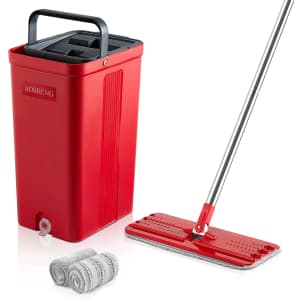 Bosheng Flat Floor Mop and Bucket Set for $29 Bosheng Flat Floor Mop and Bucket Set for $29