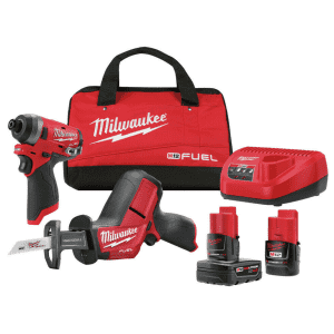 Milwaukee M12 FUEL Impact Driver/HACKZALL Reciprocating Saw Combo Kit for $180 Milwaukee M12 FUEL Impact Driver/HACKZALL Reciprocating Saw Combo Kit for $180