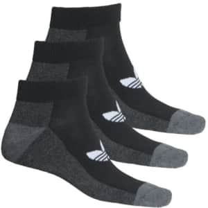 adidas Men's Originals Socks 3-Pack for $5 adidas Men's Originals Socks 3-Pack for $5