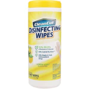 Clean Cut 35-Count Disinfecting Wipes for $2