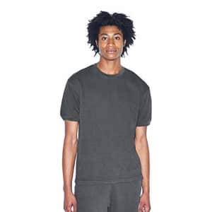 American Apparel Men's French Terry Crewneck Short Sleeve T-Shirt, Faded Black, X-Large for $19 American Apparel Men's French Terry Crewneck Short Sleeve T-Shirt, Faded Black, X-Large for $19