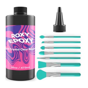 Roxy Epoxy Crystal Clear UV Resin 16-oz. Bottle for $39
