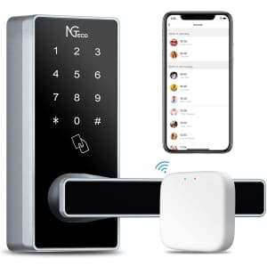 NGTeco Smart Touchscreen Keyless Entry Door Lock for $63