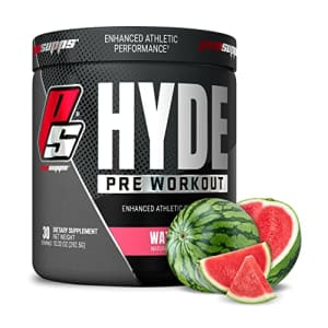 ProSupps Hyde Pre Workout Powder Energy Drink Enhanced Energy, Performance & Pumps with Citrulline, for $28