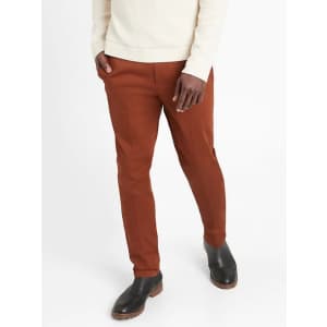 Banana Republic Men's Slim Organic Traveler Chinos for $38 Banana Republic Men's Slim Organic Traveler Chinos for $38