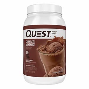 Quest Nutrition Chocolate Milkshake Protein Powder, Low Carb, Gluten Free, Soy Free, 48 Ounce (Pack for $46