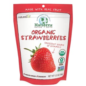 Natierra Nature's Organic 1.2-oz. Freeze-Dried Strawberries for $5 Natierra Nature's Organic 1.2-oz. Freeze-Dried Strawberries for $5
