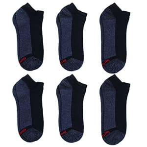 Hanes Men's Max Cushion Low Cut Socks 6-Pair Pack, Available in Big & Tall for $10