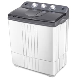 Costway Twin-Tub Portable Spin Washer / Dryer for $200