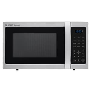 Sharp Microwaves ZSMC0912BS Sharp 900W Countertop Microwave Oven, 0.9 Cubic Foot, Stainless Steel for $119