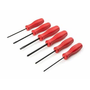 TEKTON Hard-Handle Black Oxide Blade Screwdriver Set, 6-Piece (#0-#2, 1/8-1/4 in.) | DRV40110 for $23 TEKTON Hard-Handle Black Oxide Blade Screwdriver Set, 6-Piece (#0-#2, 1/8-1/4 in.) | DRV40110 for $23