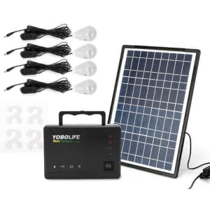 Frong 12V Solar Portable Power Station for $79