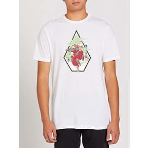 Volcom Men's Nozaka Skate Short Sleeve T-Shirt, White, X-Large for $29