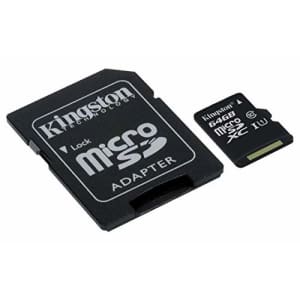 Kingston Canvas Select 64GB microSDHC Class 10 microSD Memory Card UHS-I 80MB/s R Flash Memory Card for $14 Kingston Canvas Select 64GB microSDHC Class 10 microSD Memory Card UHS-I 80MB/s R Flash Memory Card for $14