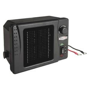 RoadPro RPSL-681 12V Direct Hook-Up Ceramic Heater/Fan with Swivel Base & with Mini Tool Box (cog) for $53