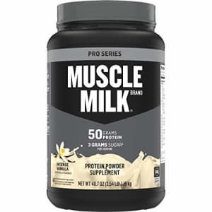 Muscle Milk Pro Series Protein Powder, Intense Vanilla, 50g Protein, 2.47 Pound, 14 Servings for $28