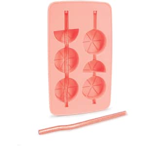 Genuine Fred Citrus Sippers Ice Tray & Straws for $8