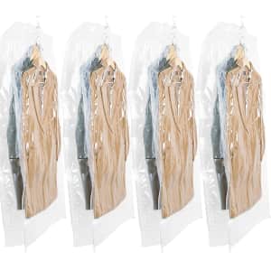 Taili Hanging Vacuum Space Saver Clothes Bag 4-Pk. for $12 Taili Hanging Vacuum Space Saver Clothes Bag 4-Pk. for $12