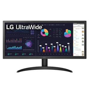 LG 26WQ500-B 26 Inch Class 21:9 UltraWide Full HD (2560x1080) IPS Monitor with AMD FreeSync for $147