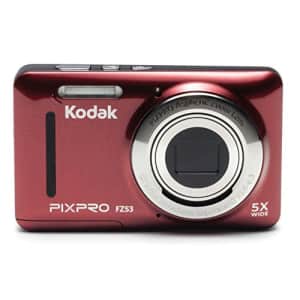 Kodak PIXPRO Friendly Zoom FZ53-RD 16MP Digital Camera with 5X Optical Zoom and 2.7" LCD Screen for $84 Kodak PIXPRO Friendly Zoom FZ53-RD 16MP Digital Camera with 5X Optical Zoom and 2.7" LCD Screen for $84