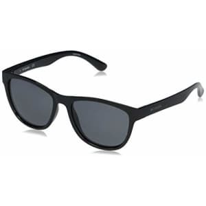 Columbia Mountain Side Rectangular Polarized Sunglasses, Black/Smoke Polarized, 63 mm for $36