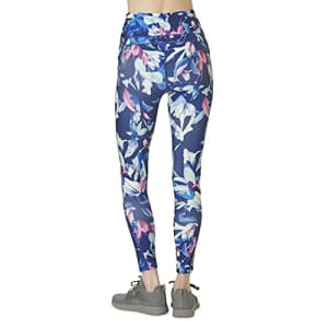 Spalding Women's Activewear Pace Legging with 2 Pockets, Paradise Floral, 2X for $21