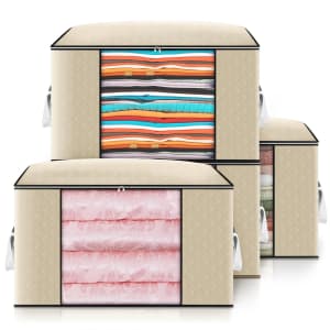 King Do Way Closet Storage Bags 4-Pack for $13 King Do Way Closet Storage Bags 4-Pack for $13