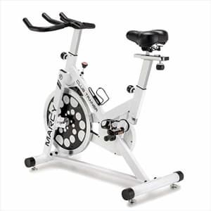 Marcy Club Revolution Indoor Home and Gym Cardio Cycling Exercise Bike Trainer, White for $230 Marcy Club Revolution Indoor Home and Gym Cardio Cycling Exercise Bike Trainer, White for $230
