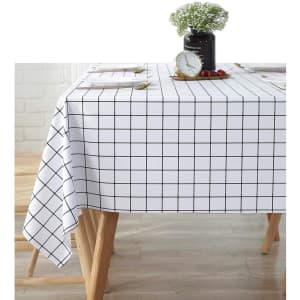 GDFG Checkered Waterproof Tablecloth 2-Pack for $6 GDFG Checkered Waterproof Tablecloth 2-Pack for $6