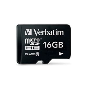 Verbatim 44010 16GB Micro SDHC Class 10 for $10