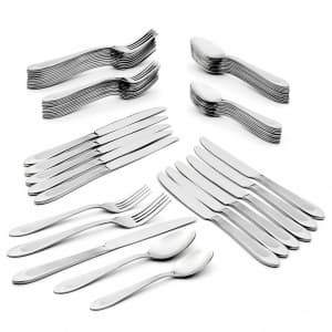 Oneida Carter 60-Piece Stainless Steel Everyday Flatware Set for $45 Oneida Carter 60-Piece Stainless Steel Everyday Flatware Set for $45