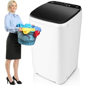 Nictemaw 1.48-Cu. Ft. Automatic Portable Washer for $240 Nictemaw 1.48-Cu. Ft. Automatic Portable Washer for $240